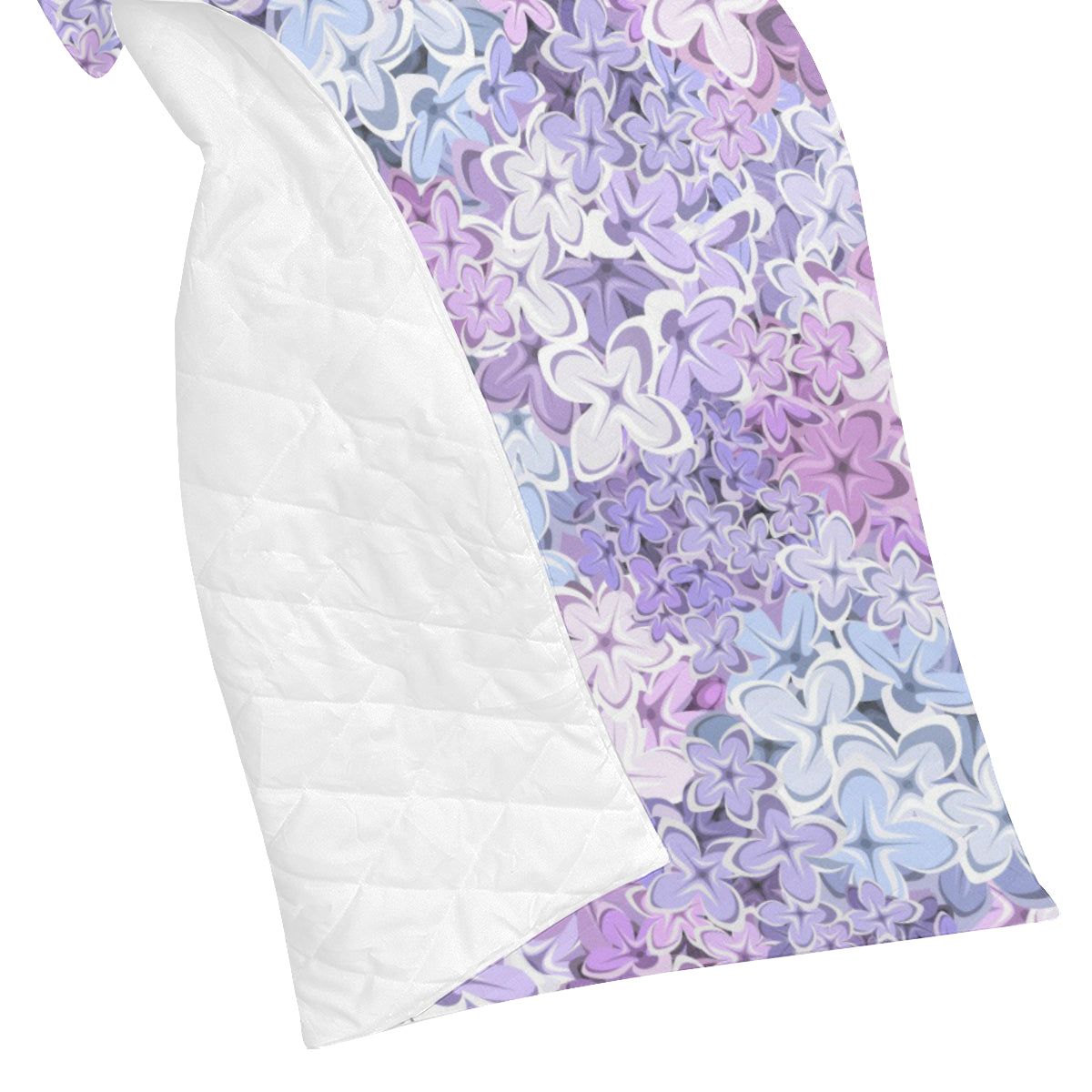 Lilac Pattern Print Design LI01 Premium Quilt