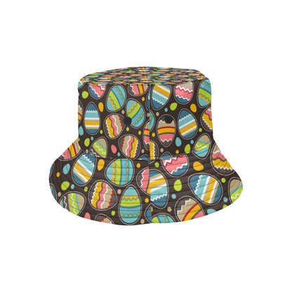 Easter Eggs Pattern Print Design RB03 Unisex Bucket Hat