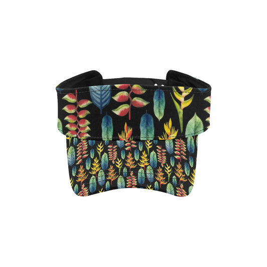 Heliconia Pattern Print Design HL03 Unisex Sun Visor