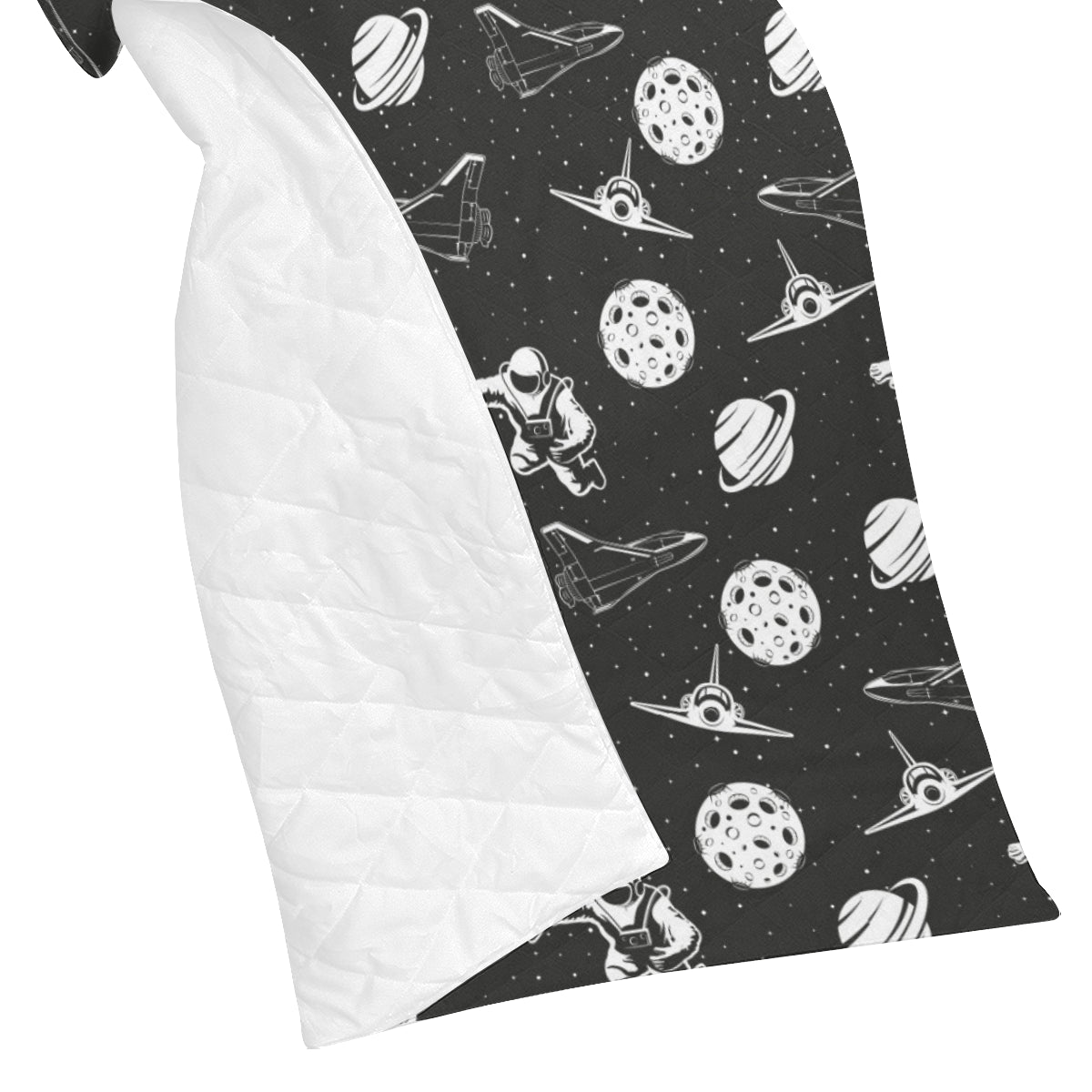 Space Astronauts Print Premium Quilt