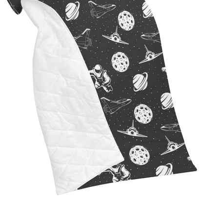 Space Astronauts Print Premium Quilt