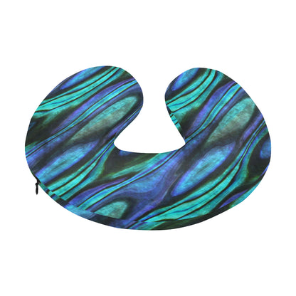 Abalone Pattern Print Design 03 U-Shaped Travel Neck Pillow