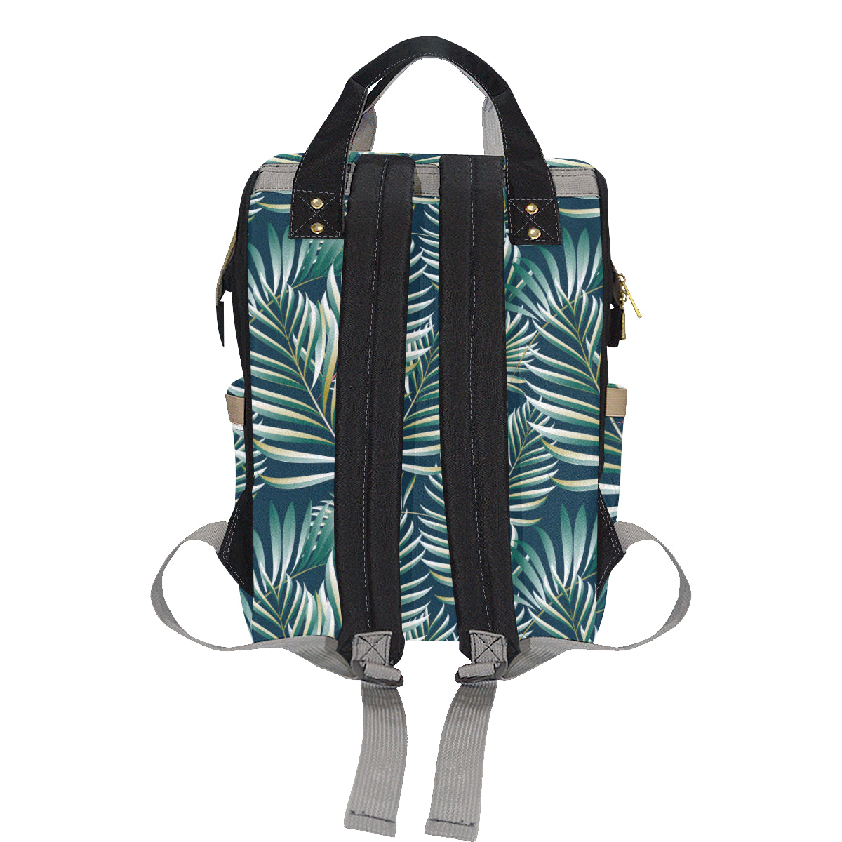 Sun Spot Tropical Palm Leaves Diaper Bag Backpack
