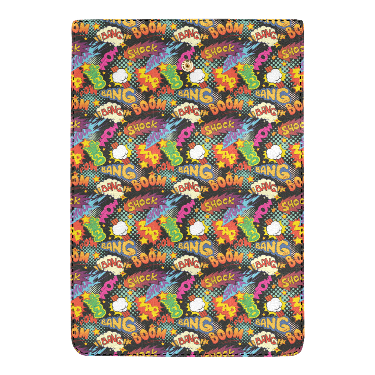 Comic Book Pattern Print Design 01 Women's Trifold Wallet