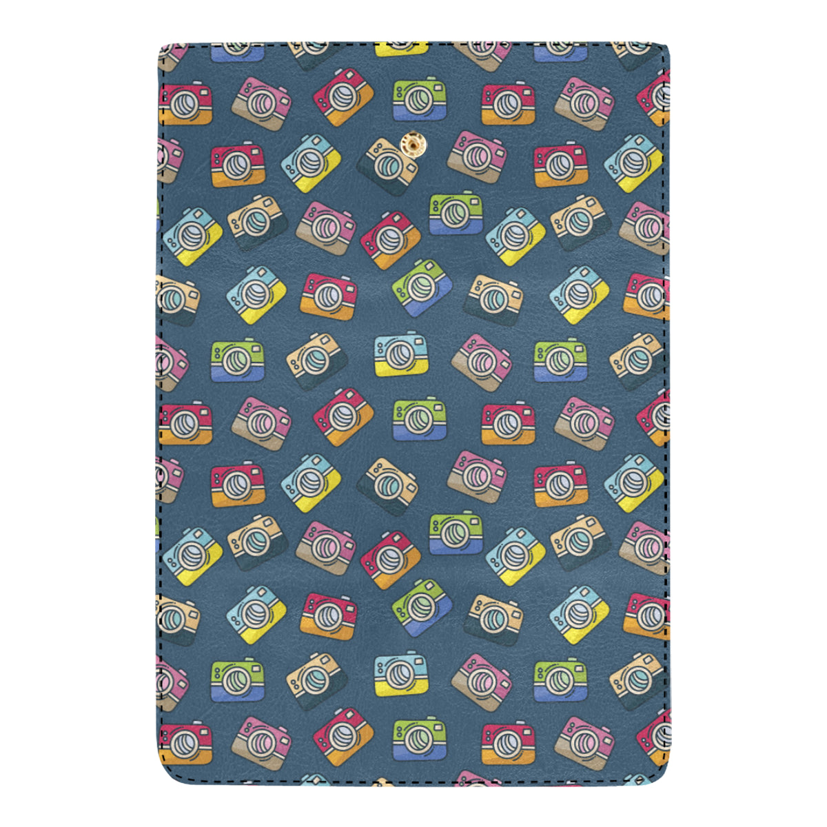 Camera Pattern Print Design 03 Women's Trifold Wallet