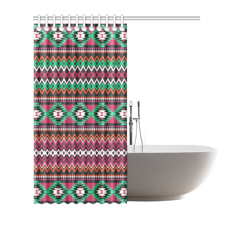 Mexican Pattern Print Design 01 Shower Curtain