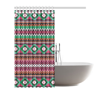 Mexican Pattern Print Design 01 Shower Curtain