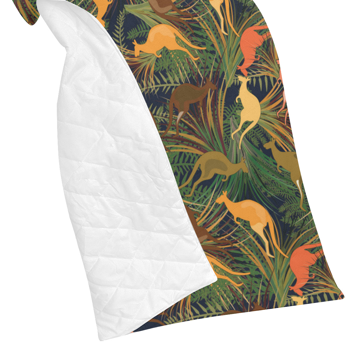Kangaroos Pattern Print Design 07 Premium Quilt