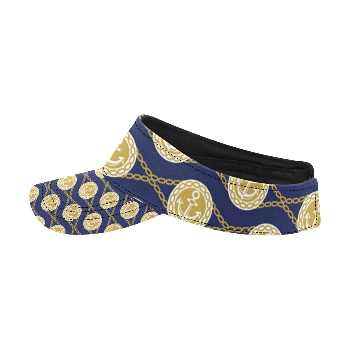 Anchor Luxury Pattern Unisex Sun Visor