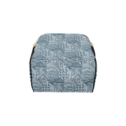 Polynesian Pattern Print Design A03 Diaper Bag Backpack