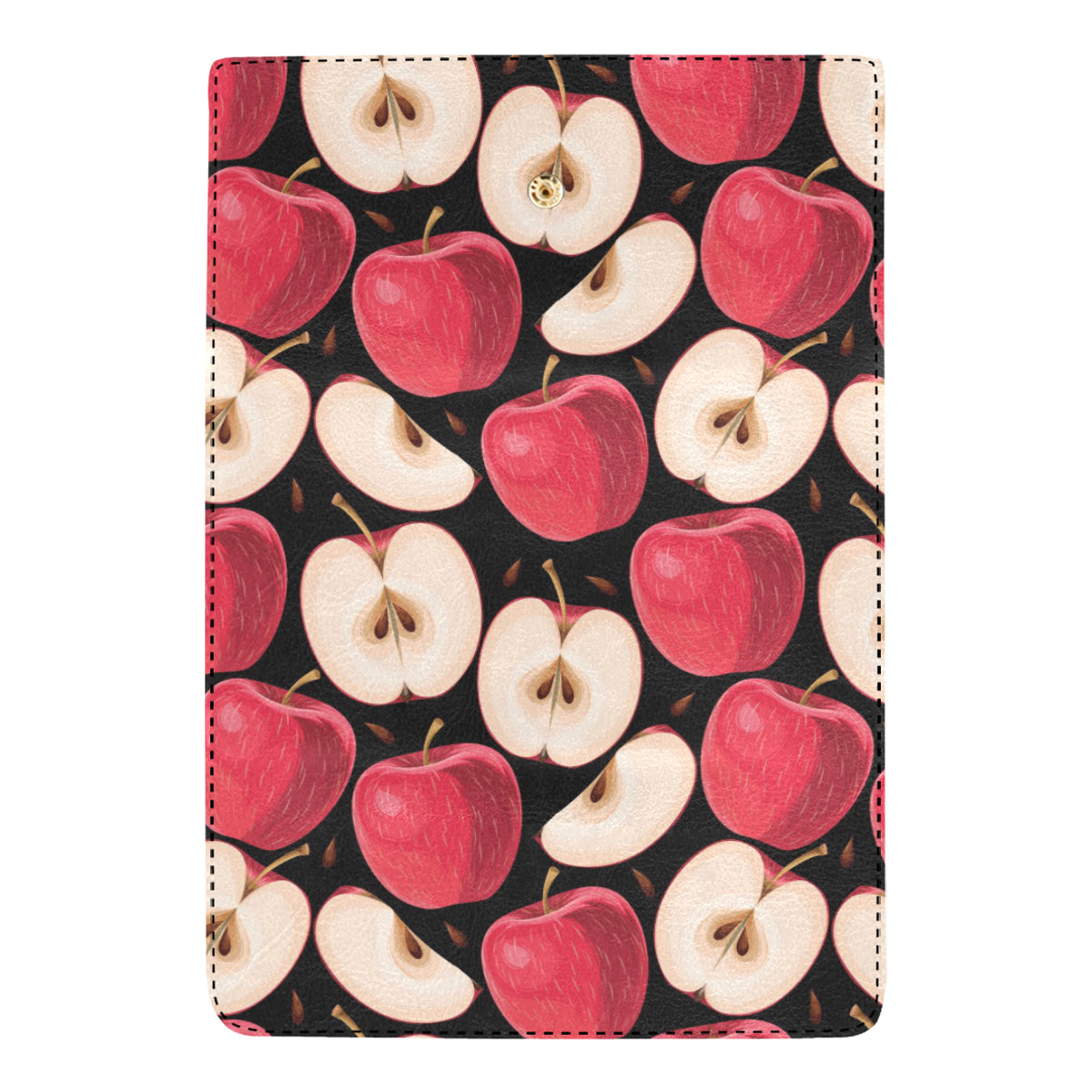 Apple Pattern Print Design AP02 Women's Trifold Wallet