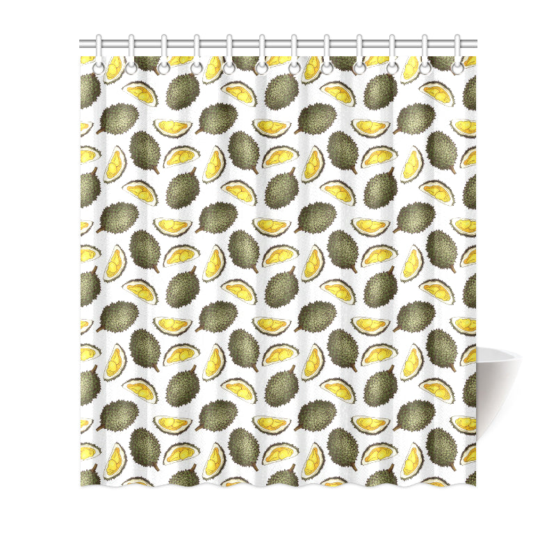 Durian Pattern Print Design DR03 Shower Curtain