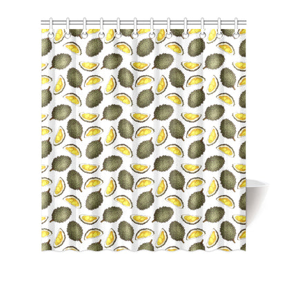 Durian Pattern Print Design DR03 Shower Curtain