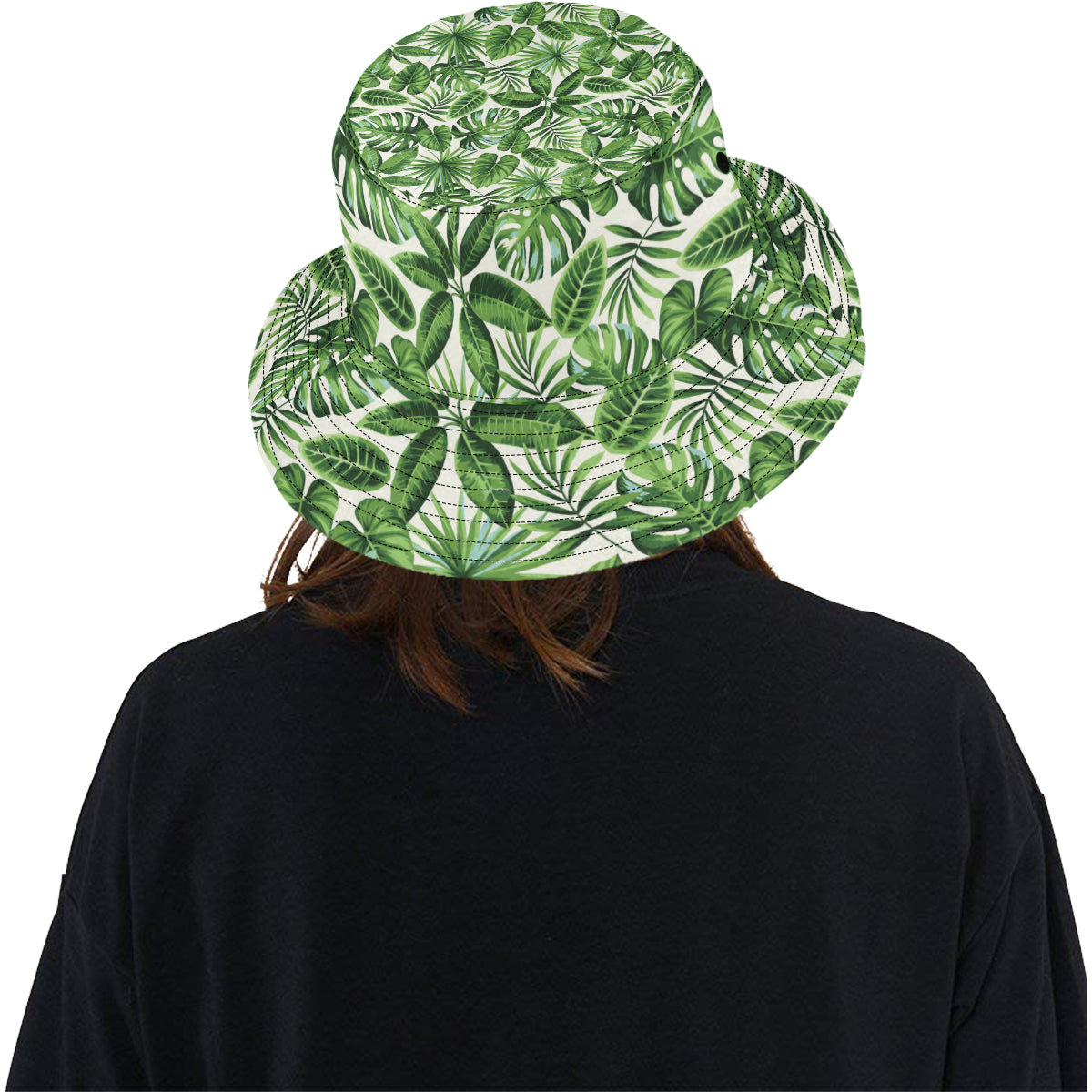 Tropical Flower Pattern Print Design TF013 Unisex Bucket Hat