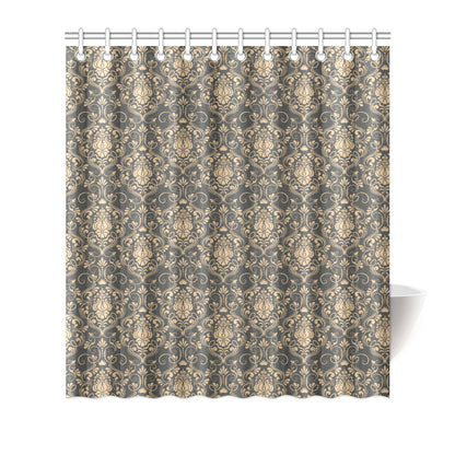 Damask Elegant Luxury Print Pattern Shower Curtain