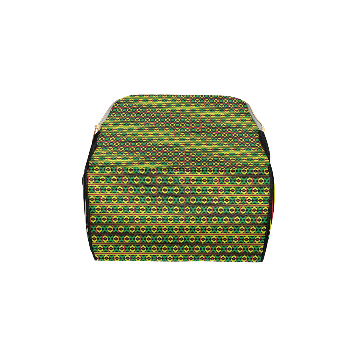 African Geometric Print Pattern Diaper Bag Backpack