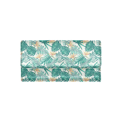 Bird Of Paradise Pattern Print Design 05 Women's Trifold Wallet