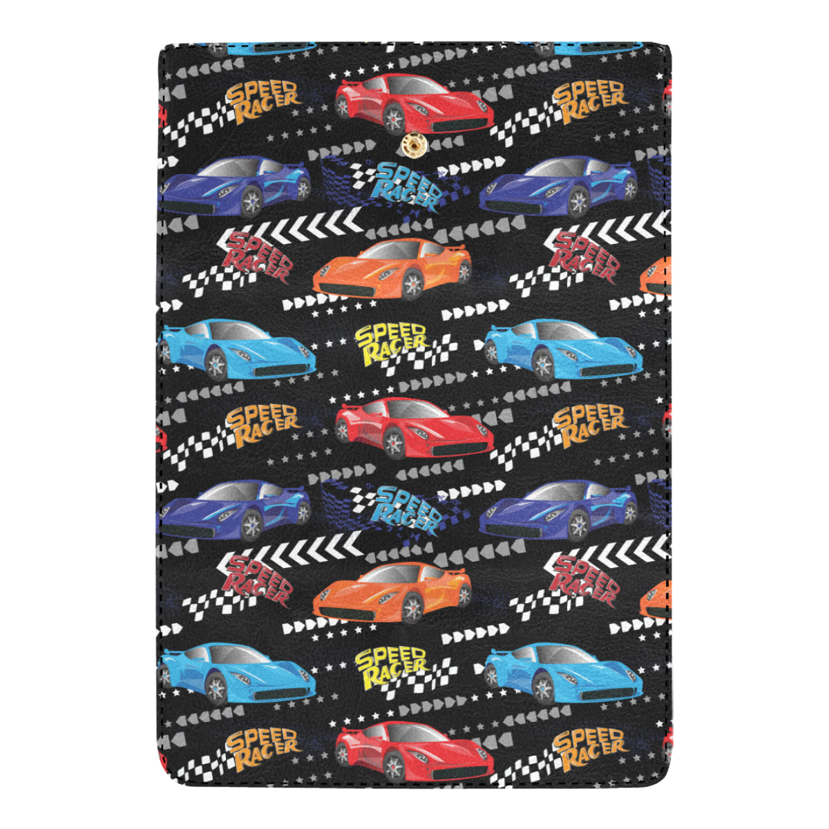 Racing Pattern Print Design A05 Women's Trifold Wallet