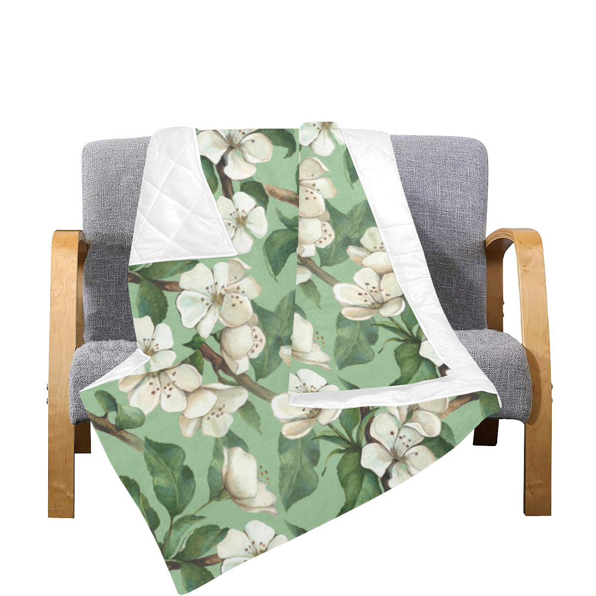 Apple blossom Pattern Print Design AB02 Premium Quilt