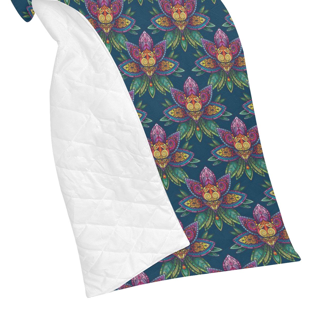 lotus Boho Pattern Print Design LO04 Premium Quilt