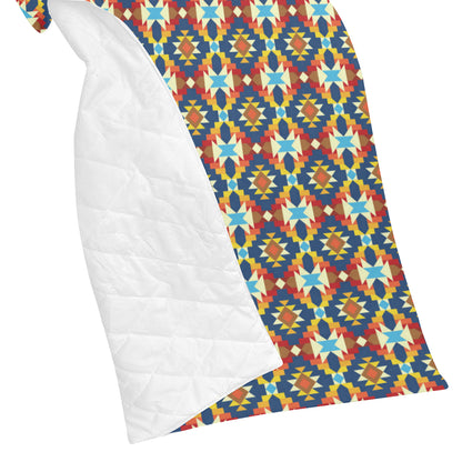 Aztec Pattern Print Design 01 Premium Quilt