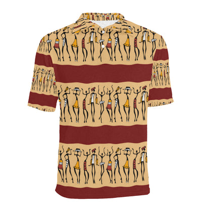 African People Men Polo Shirt