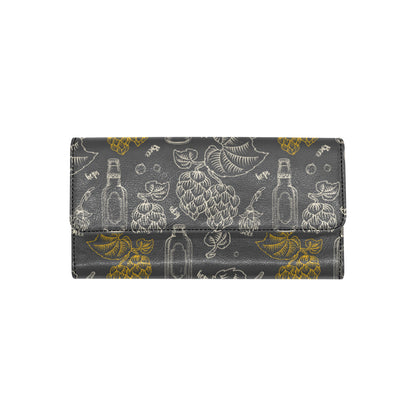 Hope Pattern Print Design 01 Women's Trifold Wallet