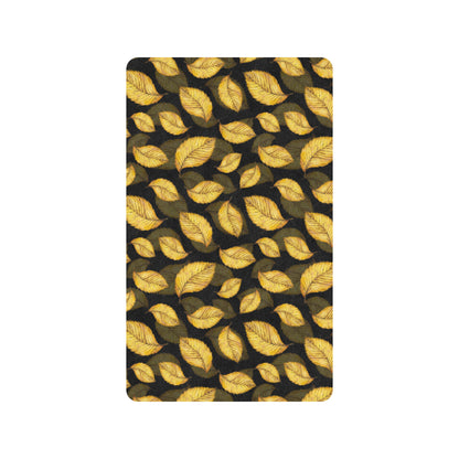 Elm Leave Summer Print Pattern Rubber Doormat
