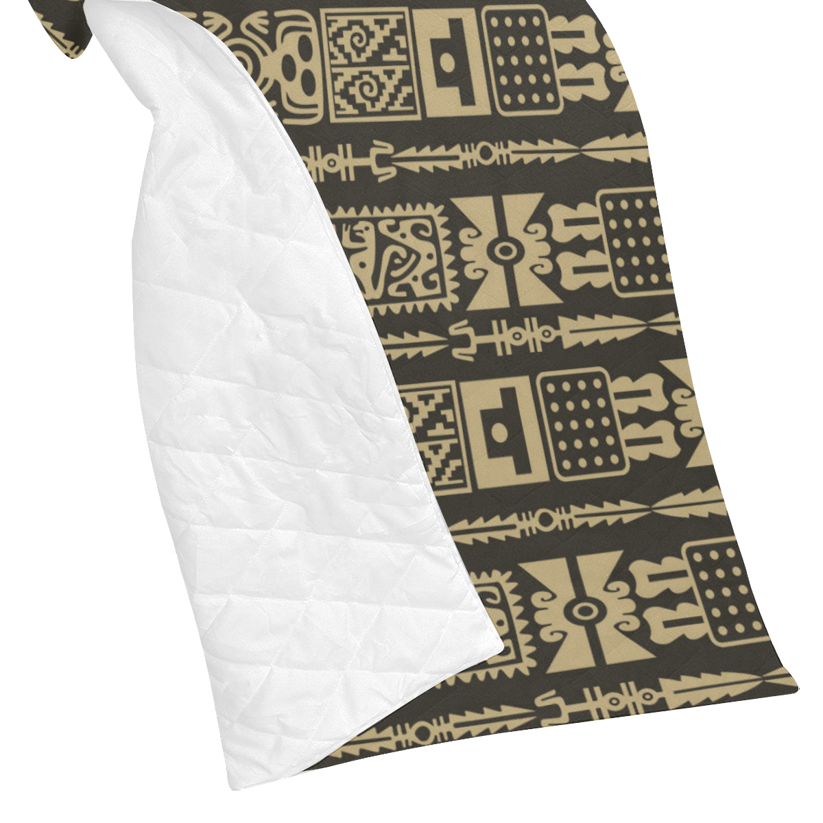 Mayan Pattern Print Design 03 Premium Quilt