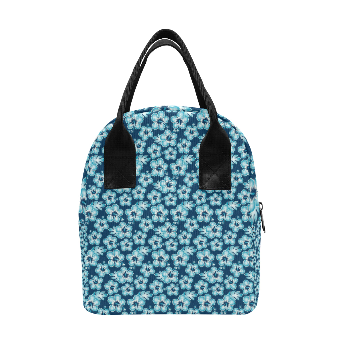 Hibiscus Flower Hawaiian Themed Insulated Lunch Bag
