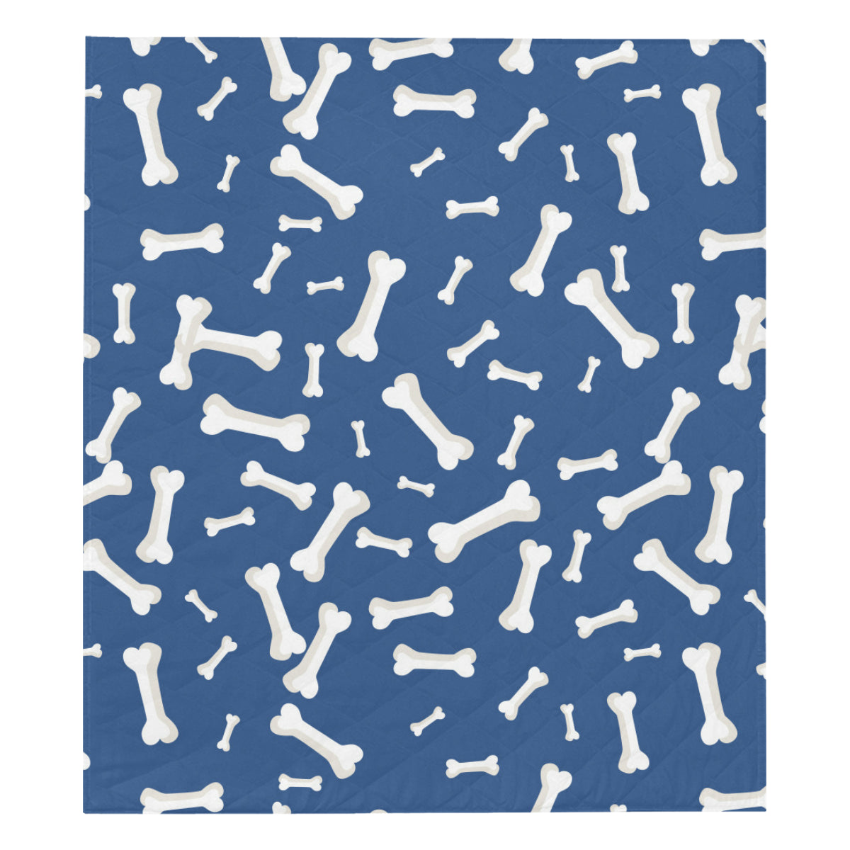 Dog Bone Pattern Print Design 03 Premium Quilt