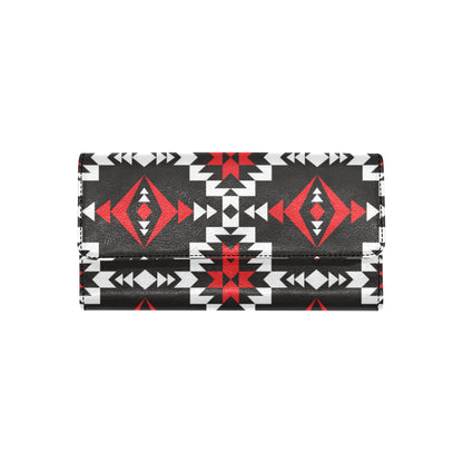 Navajo Pattern Print Design A02 Women's Trifold Wallet