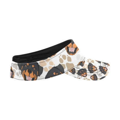 Rottweiler Pattern Print Design A03 Unisex Sun Visor