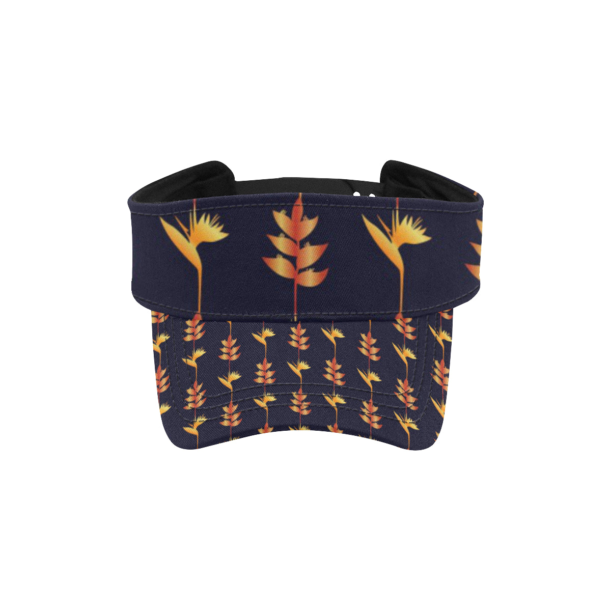 Heliconia Pattern Print Design HL06 Unisex Sun Visor