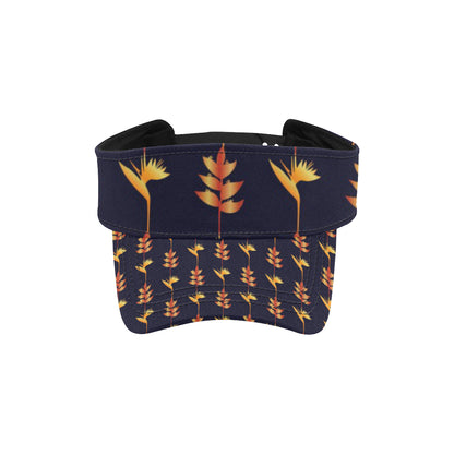 Heliconia Pattern Print Design HL06 Unisex Sun Visor