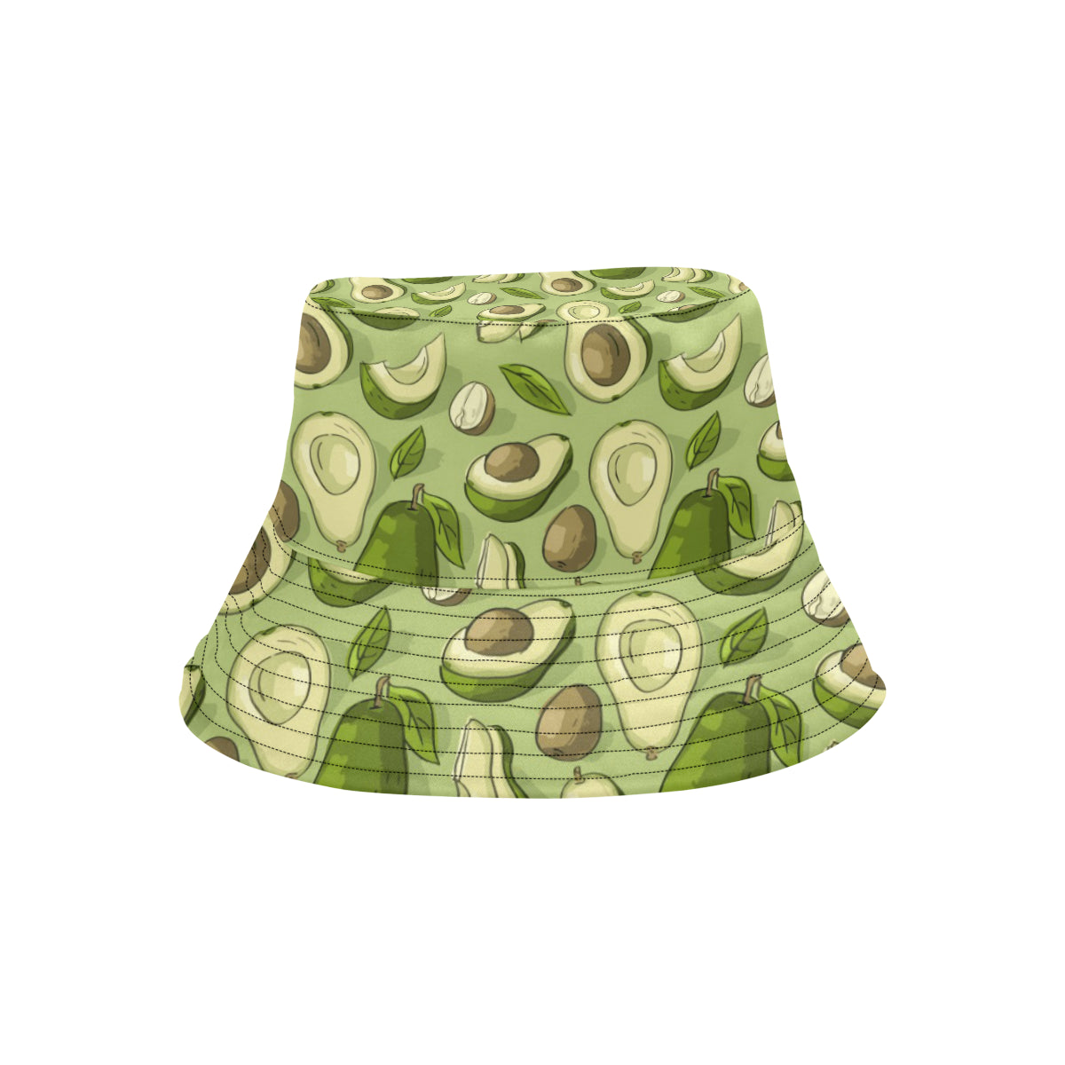 Avocado Pattern Print Design AC03 Unisex Bucket Hat