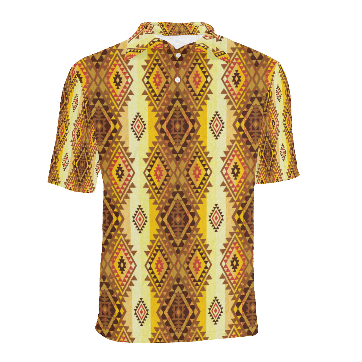 Native Pattern Print Design A09 Men Polo Shirt