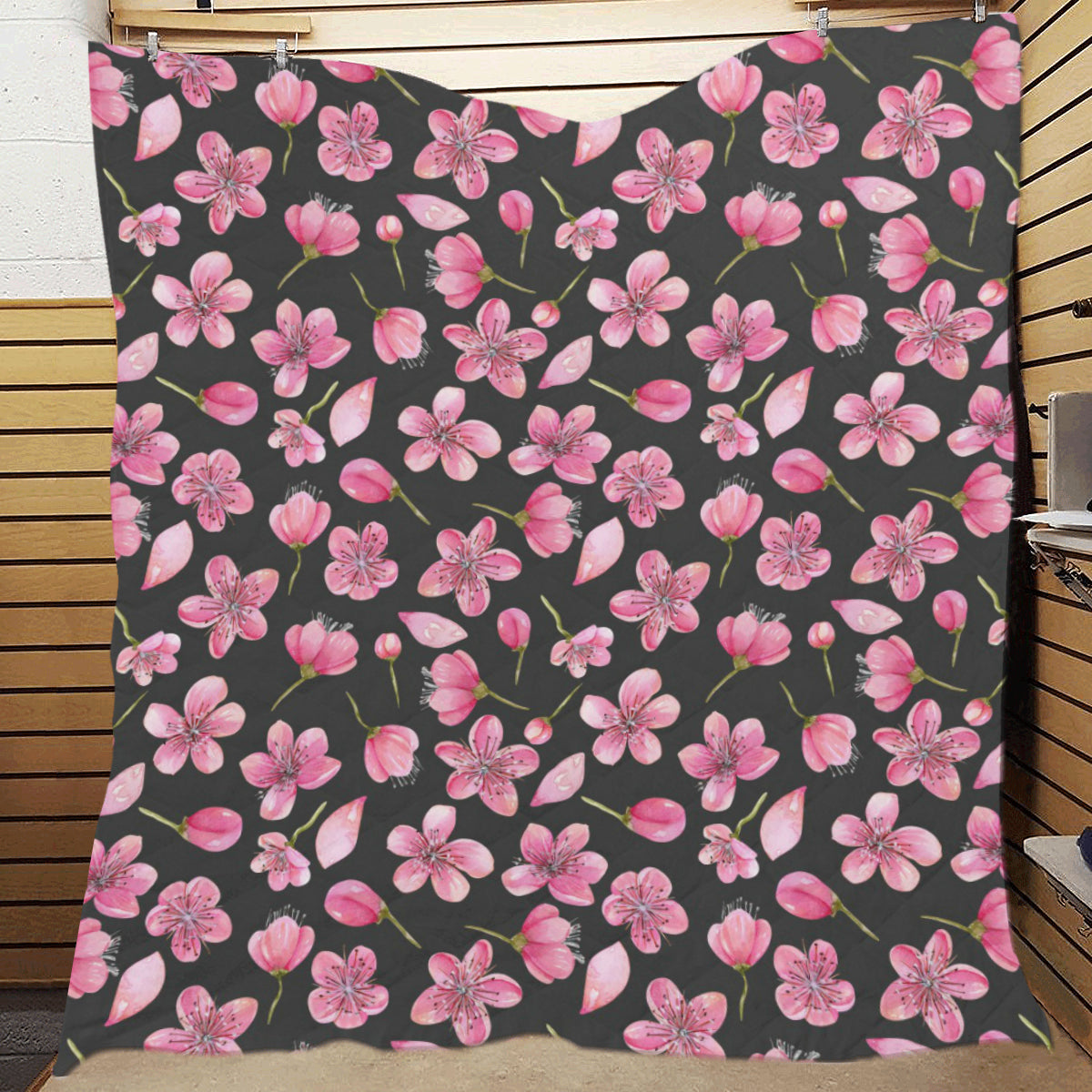 Apple blossom Pattern Print Design AB03 Premium Quilt