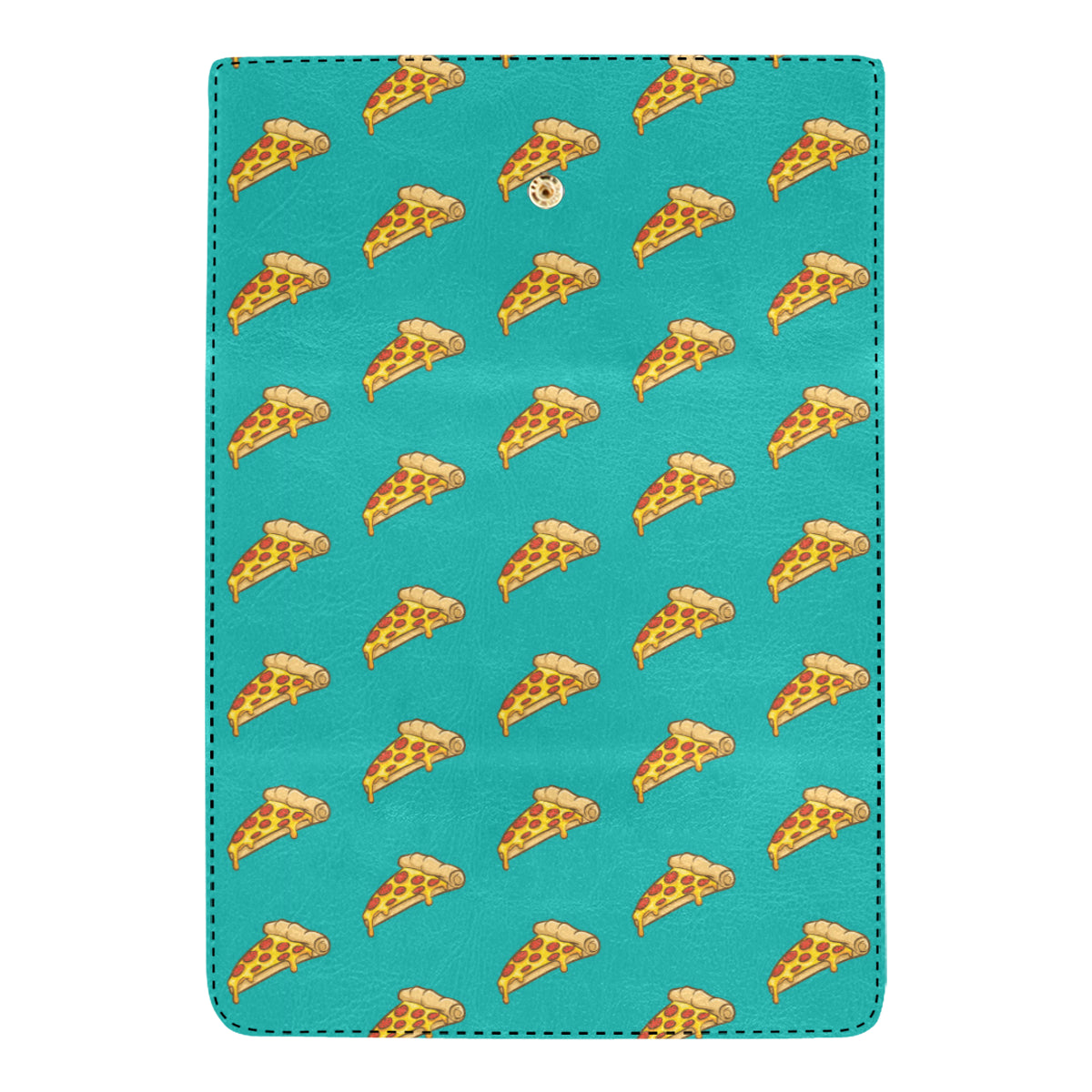 Pizza Pattern Print Design A03 Women's Trifold Wallet