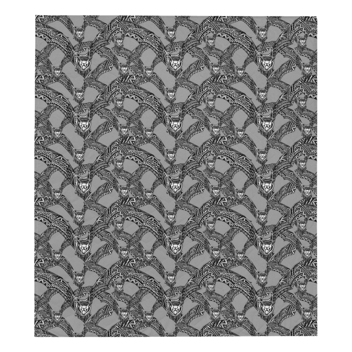 Bat Pattern Print Design 04 Premium Quilt