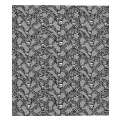 Bat Pattern Print Design 04 Premium Quilt