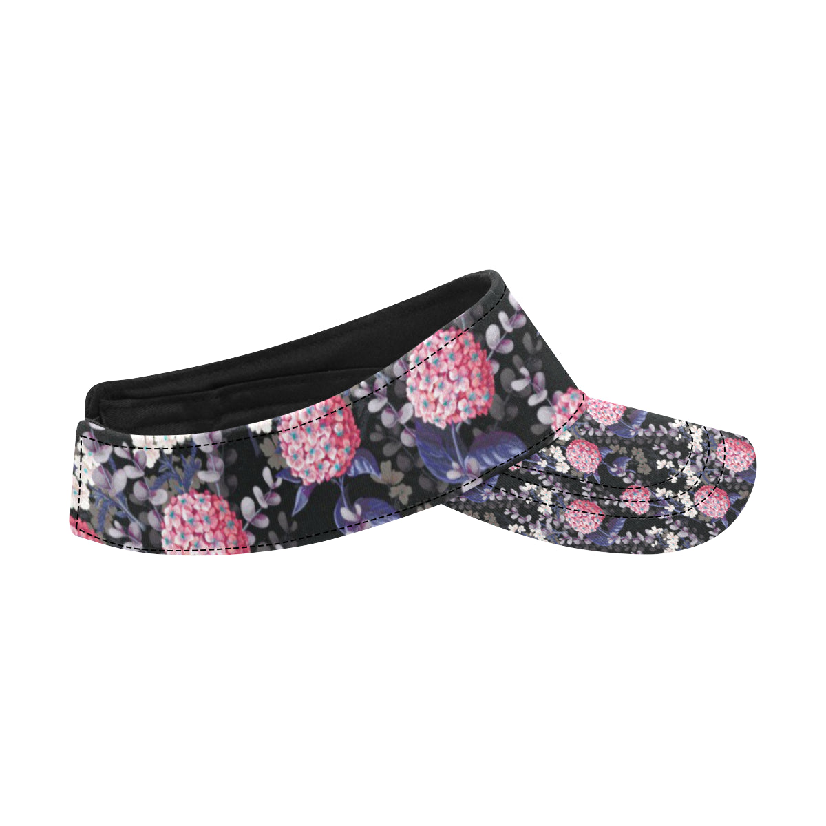 Hydrangea Pattern Print Design HD04 Unisex Sun Visor
