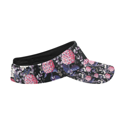 Hydrangea Pattern Print Design HD04 Unisex Sun Visor
