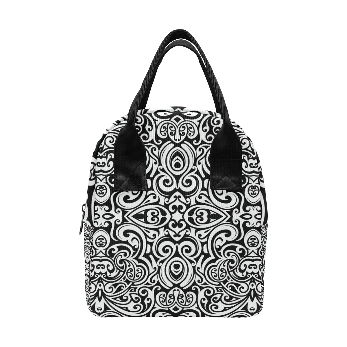 Polynesian Tattoo Pattern Insulated Lunch Bag