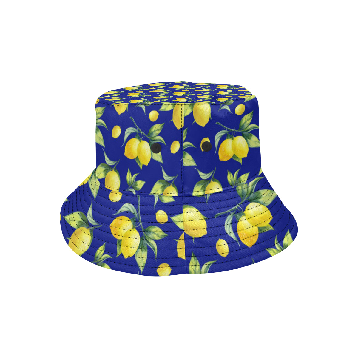 Lemon Pattern Print Design LM06 Unisex Bucket Hat