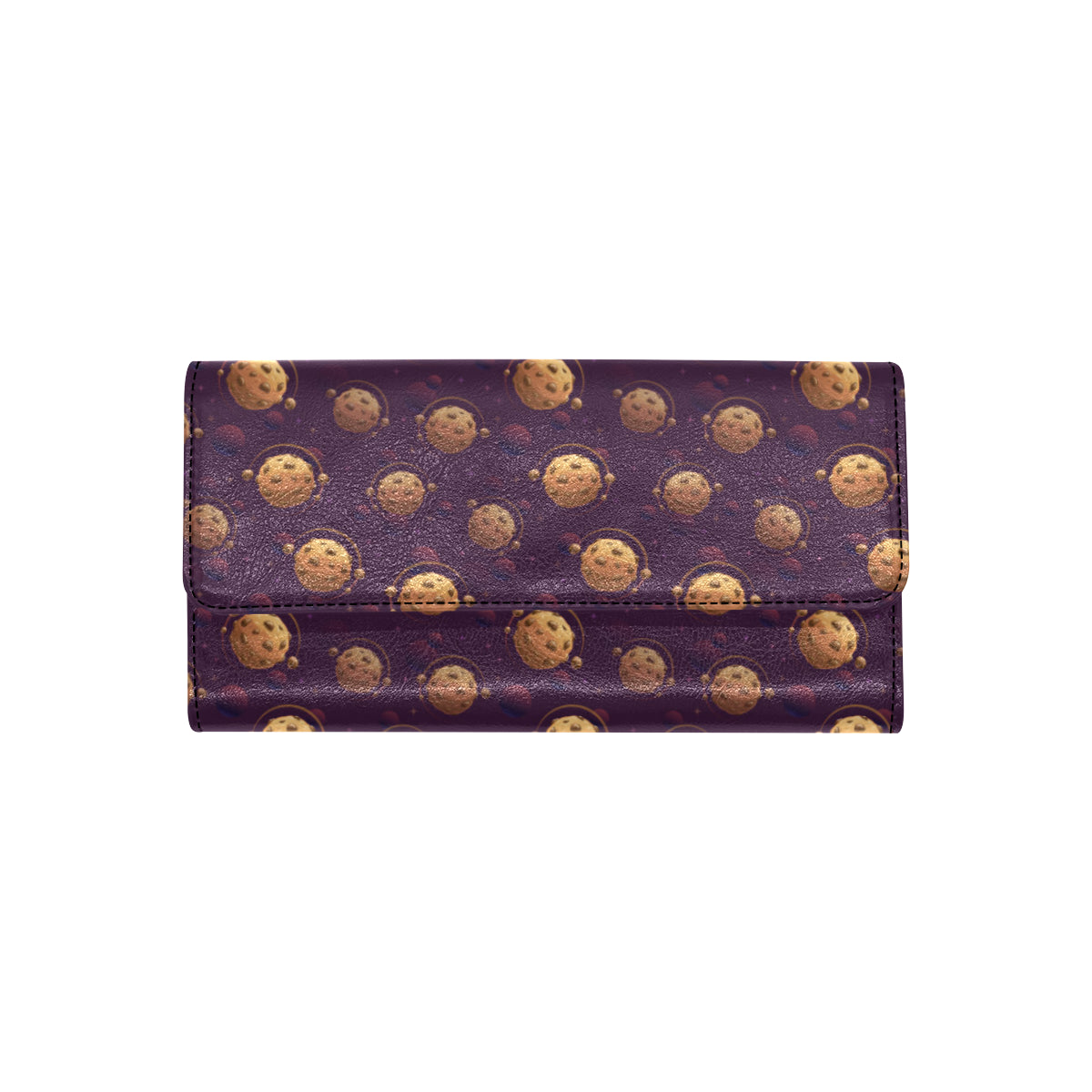 Cookie Pattern Print Design 03 Women's Trifold Wallet