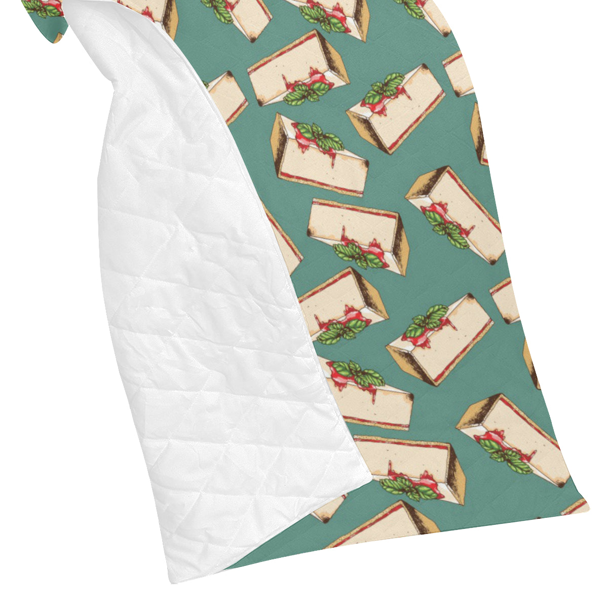 Cheesecake Pattern Print Design CK02 Premium Quilt
