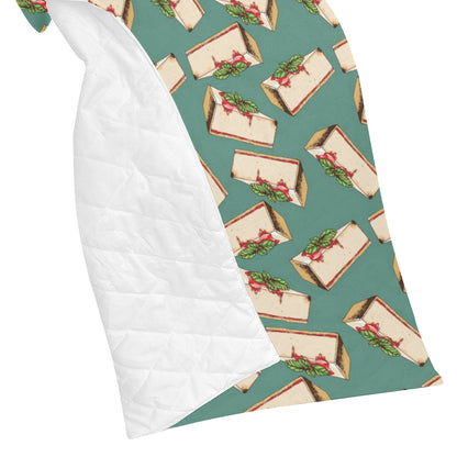 Cheesecake Pattern Print Design CK02 Premium Quilt