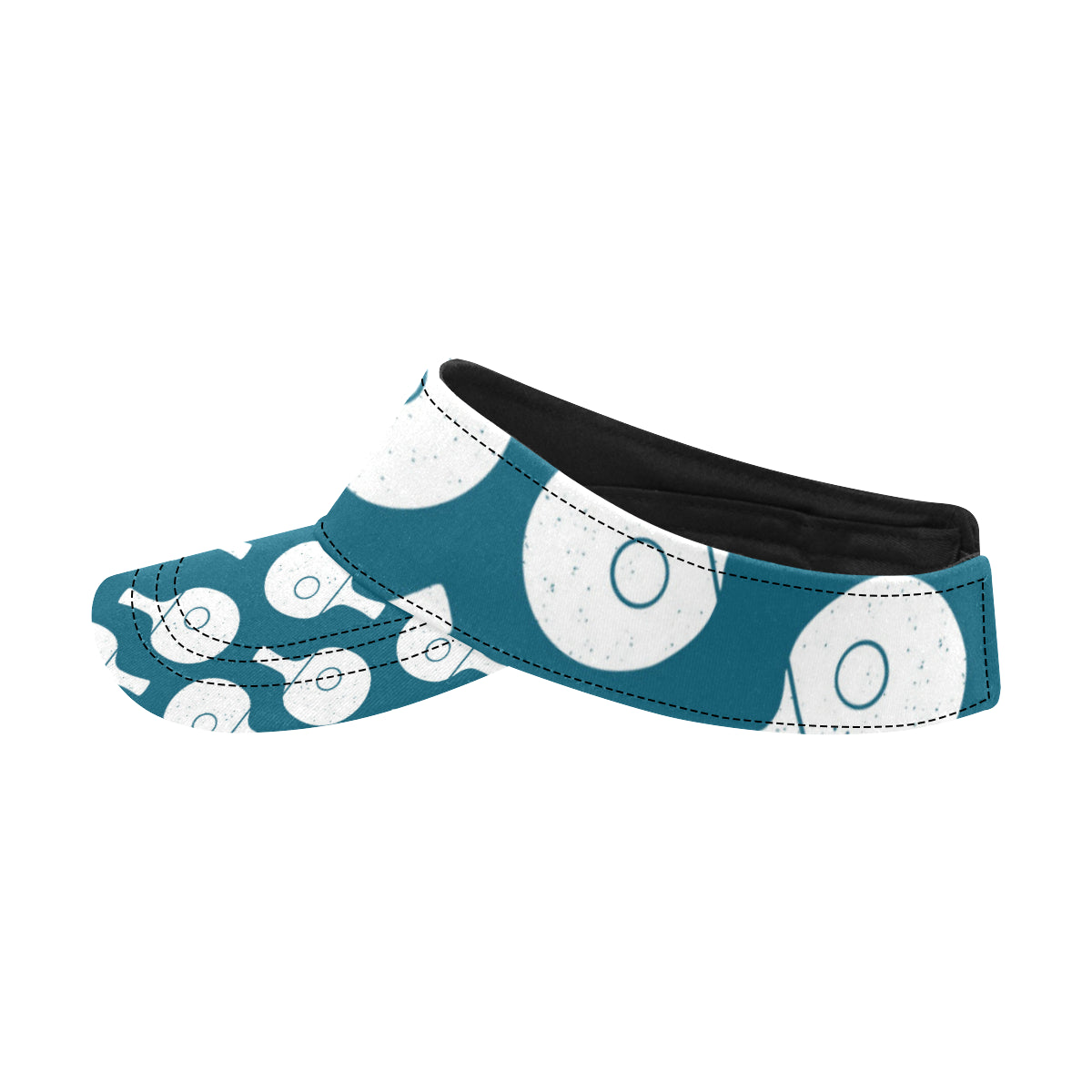 Ping Pong Pattern Print Design A02 Unisex Sun Visor