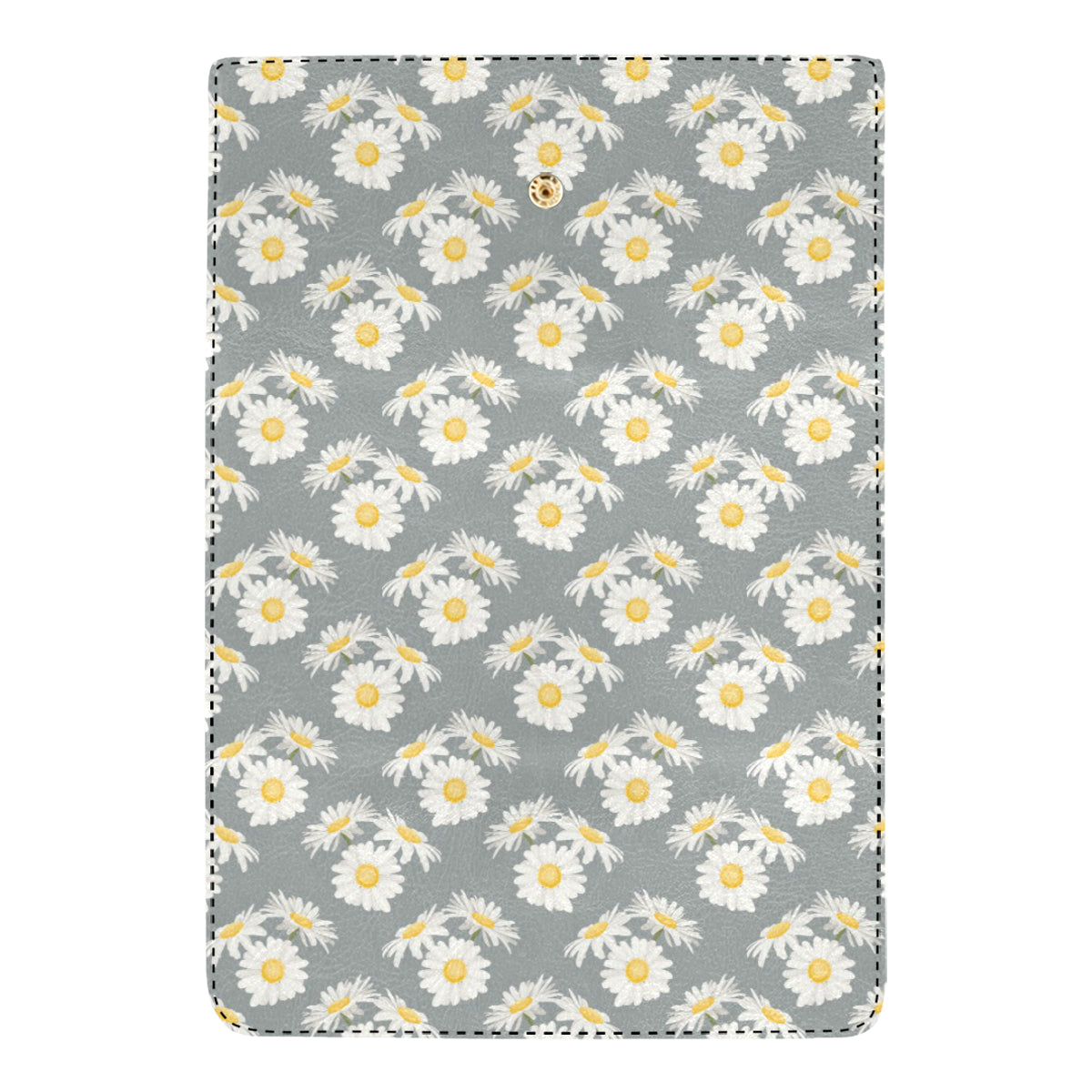 Daisy Pattern Print Design DS09 Women's Trifold Wallet